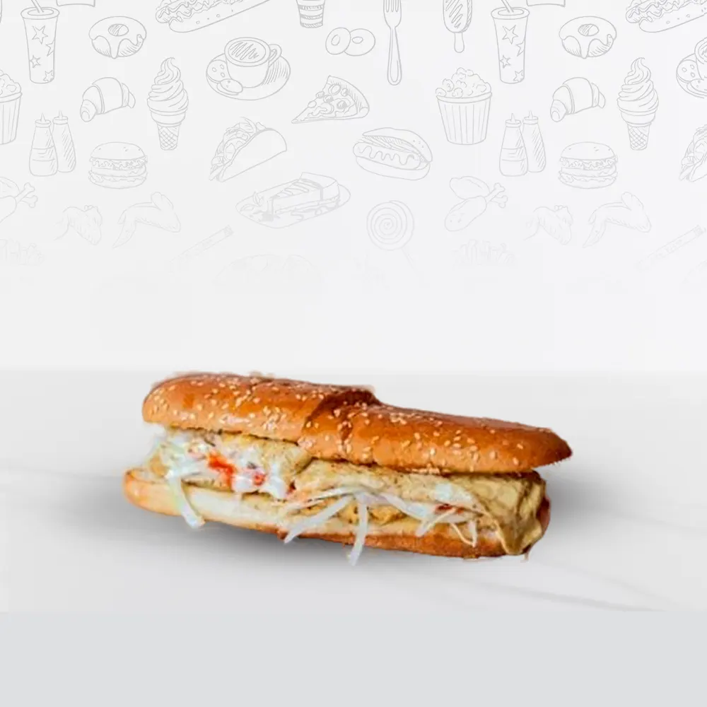 Anda Shami Chicken Burger