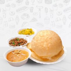 Halwa Puri Platter